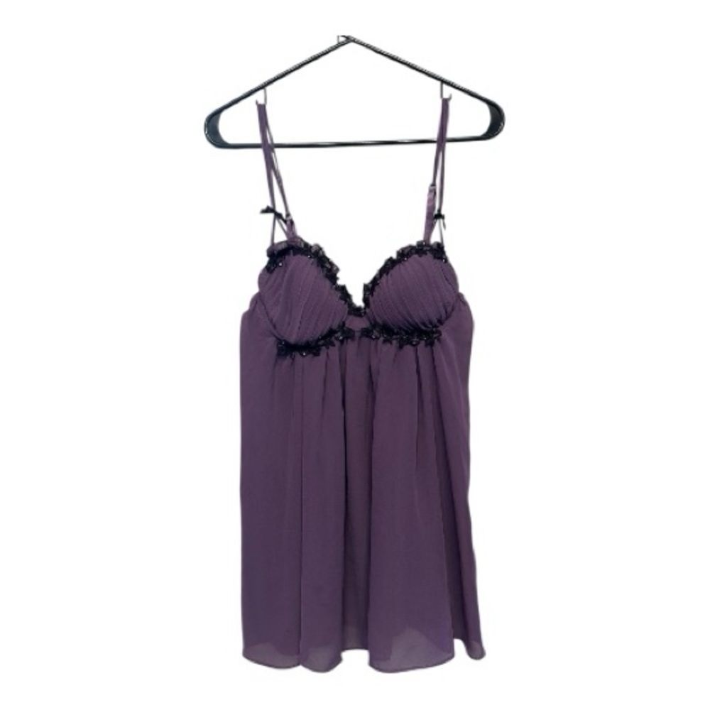 Late Y2K Era Ambrielle Lavender Lace Fairy Style Babydoll Top Size Medium
